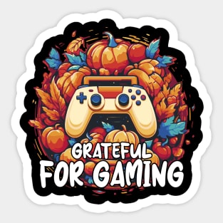 Pixel Harvest: Grateful For Gaming Thanksgiving Edition Sticker